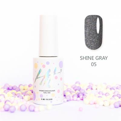 Гель-лак HIT gel Shine Gray 05, 9 мл