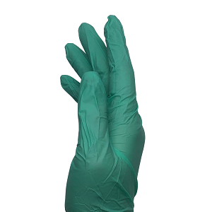 Перчатки Nitrile зеленые 100 шт., размер L