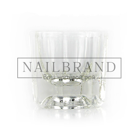 Стеклянный стаканчик Patrisa Nail для жидкости, 1 шт.