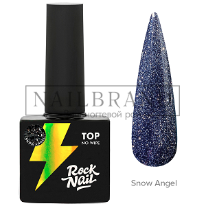 Топ RockNail светоотражающий Snow Angel, 10 мл