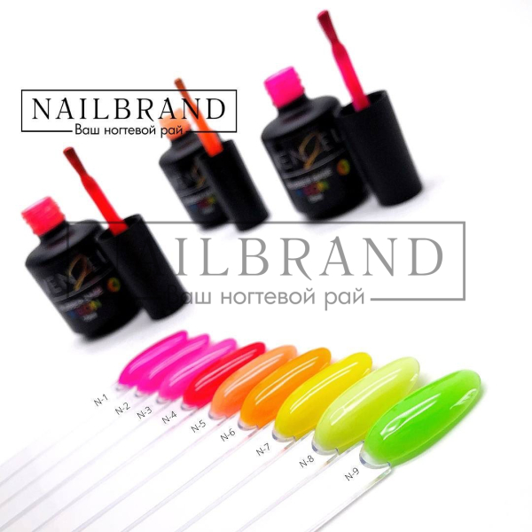 Новинка! Неоновые базы от TM Venzel во всей сети NAILBRAND
